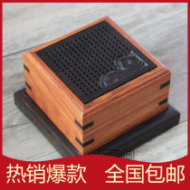 Ebony Wood pan incense burner wooden tower box Rosewood sandalwood stove incense wood aroma diffuser