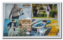 Jackie Chan Zhang Yixing Autographed Kung Fu Yoga Publicity autographed photo set 4 sets