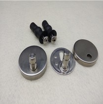 Lock Q-foot stainless steel base rubber expansion fixing screw on toilet cover plate accessories for toilet