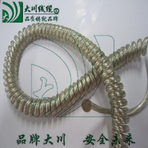Transparent spring wire PU spring wire PVC spring wire cold-resistant spring power cord