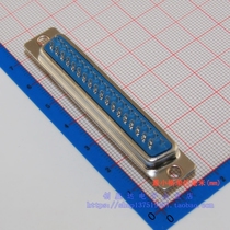 DB37 male head needle serial port double row 37 core welding wire type COM joint 37 core serial port printing connector