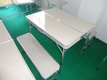 New outdoor aluminum alloy lifting split folding table and chair Park leisure barbecue car portable dining table