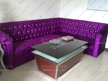 KTV tea table sofa combination ktv private room bar luminous tea table high-end club furniture box sofa European style