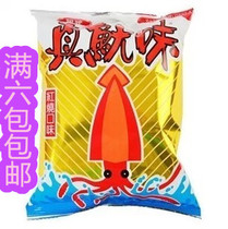 6 packs of Taiwanese imported food Huayuan real squid flavor (braised taste) 60g