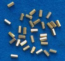 Double-pass copper column M3 flat copper column Hollow copper column hexagonal copper stud Isolation column length 8mm10mm15mm