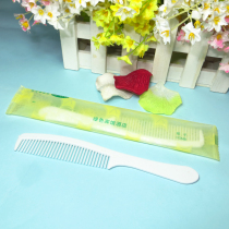 Hotel Supplies Comb Hotel Guest Room Disposable Head Comb Guest House White Medium Long Handle Comb