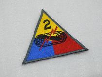 WWII Second Armored Division of the United States Second Panzer Division 2rd Armored Division Arm Arm Arm Badge Fury