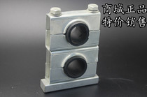 Steel upper and lower shockproof pipe clamp shock absorption pipe clamp metal pipe clamp rubber pipe clamp anti-wear pipe clamp 6~63