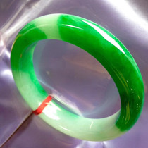 Green full green spicy green jade bracelet wide version special new product promotion jade bracelet natural jade natural