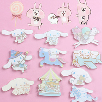 diy drop glue Jade dog acrylic cartoon Kana Hera patch diy cream phone case making material bag