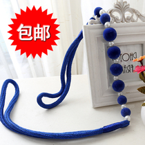 European high-grade curtain hanging ball tie ball tie ball decorative ball tassel bead accessories wall hook rope curtain buckle