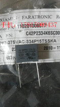 Farah MKP62 safety thin-film capacitor 334K 0 33UF 275VAC exchange ~ P15MM