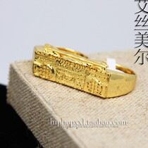 Dual-fingered tape recorder Hip Hop Bling Cassette ring