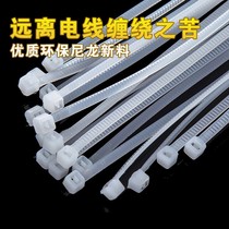2 5 * 200mm white plastic self-locking nylon cable tie with plastic seal nylon cable tie tie strap