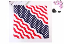 American floating flag cotton hip hop headband hiphop hiphop Universal Square hair band Korean fashion scarf