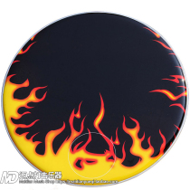 Step point percussion TJW Durmt 22-inch single-layer bass drum resonance skin face skin flame