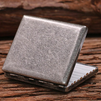 KUBOY ancient silver thick smoke copper cigarette case 20 clothes portable smoke clamp ultra-thin male anti-pressure flip cigarette box delivery