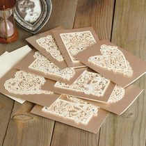 Ieunuo elegant carving MINI blessing card card universal card lovecard birthday card MINI-1605