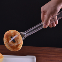 Transparent plastic PC food clip Cake bread malatang clip food clip barbecue barbecue food clip vegetables