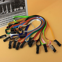 Sling Adjustable length Safety buckle Sling Coarse grain work permit sling rope Chest card rope 1 0 wide 7635