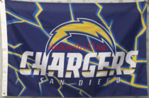 Foreign trade olive San Diego lightning outdoor Flag NFL San Diego Chargers Flag