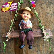 Factory direct dried flower bag dry branches creative handmade retro pendant home decoration shooting props swing