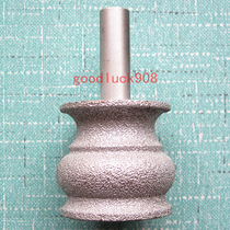 Brazing Tenglong edge cutter head quartz stone cutter gong machine cutter head handle diameter 12 7mm quartz stone special-shaped edge