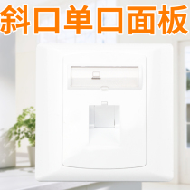 New environmentally friendly material inclined single-port panel computer network module panel phone module panel does not contain modules