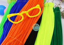 Color hairy root twist stick kindergarten children handmade educational toy hairy root