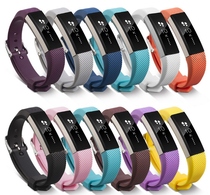 alta HR table button twill silicone soft strap fitbit alta smart bracelet self-buckle wrist strap
