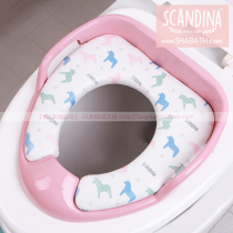 South Korea Imported Toddler Safety Toilet Children Toilet Rings Baby Soft Sitting lid and padded with toilet seat cushion