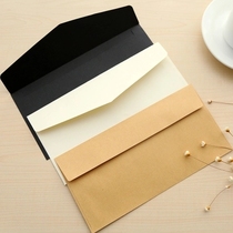 Long Western style No. 5 envelope retro style love letter letter blank letter creative Kraft paper white thick envelope