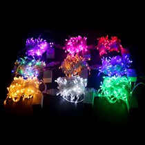 Led outdoor lamp with outdoor waterproof wind around the tree neon seven colorful sparkling full of Star Color light Bar wedding decorations