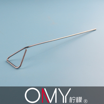 OAMAY Stainless steel coating rod Triangle coating rod Petri dish coating rod Scraper Cell push plate