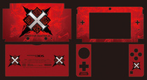 3DS pain patch pain machine film 3DS sticker Monster Hunter Red X limited MH color stickers animation accessories