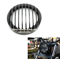 Applicable to Harley XL1200 XL883 X48 Taiwan aluminum black fence modified headlight safety cover protection frame