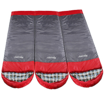 Sleeping bags outdoor camping spring summer and autumn thickened camping envelopes to keep warm spring lovers adult sleeping bags sprayed with glue and cotton seeds