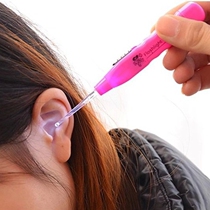 Childrens luminous ear spoon baby ear spoon tool set Japanese ear spoon adult visual ear spoon buckle ear spoon with lamp