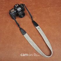 cam-in braided series professional fashion camera back strap universal interface cam8681