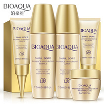 Snail makeup skin care set travel kit sample moisturizing lotion lotion Toner BB cream