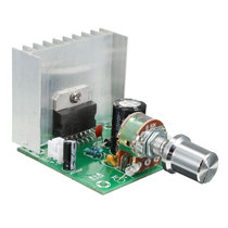 TDA7297 power amplifier board dual channel noise-free AC and DC 12V finished power amplifier board