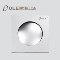 OLE European union bathroom floor drain Bathroom Zinc alloy bouncing thickened deodorant floor drain cover sewer pipe