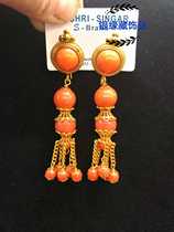 Nepal gold-plated earrings new non-fading and non-allergic