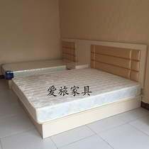 Plate Guesthouses Hotel Apartments Mother-son Rooms full suite Rooms Punctufurniture Furniture 1 2 1 5 m Bed Frame Soft Bag Headboard