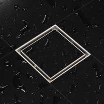 Export German balcony invisible floor drain all copper valve core large flow deodorant floor drain