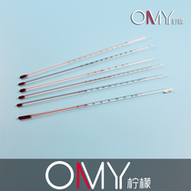 Red water glass rod thermometer Industrial mercury mercury thermometer 0-50 100 200 300 500 degrees