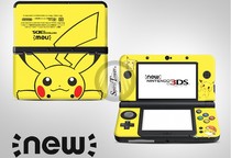 NEW3DS pain machine stickers NEW 3DS pain stickers body film protective film bikachu limited color stickers