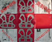 Without handle Imperial radius template 8-piece set 9 16-1 Radius gauge R gauge Template gauge Inch radius gauge