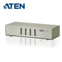 Macro MasaATEN KVM switcher CS74U 4 mouth USB table face type without power support audio