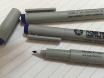 Water wipe number pen to be used to wipe out the color snowman card OWM water-based marker pen